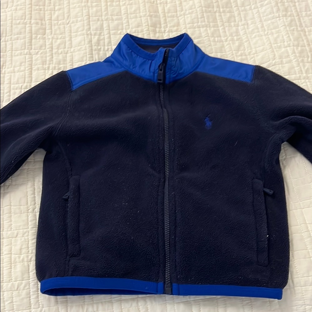 Polo Ralph Lauren Navy and Blue Fleece Jacket